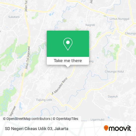 SD Negeri Cikeas Udik 03 map