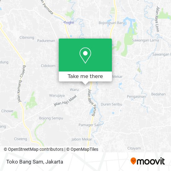 Toko Bang Sam map