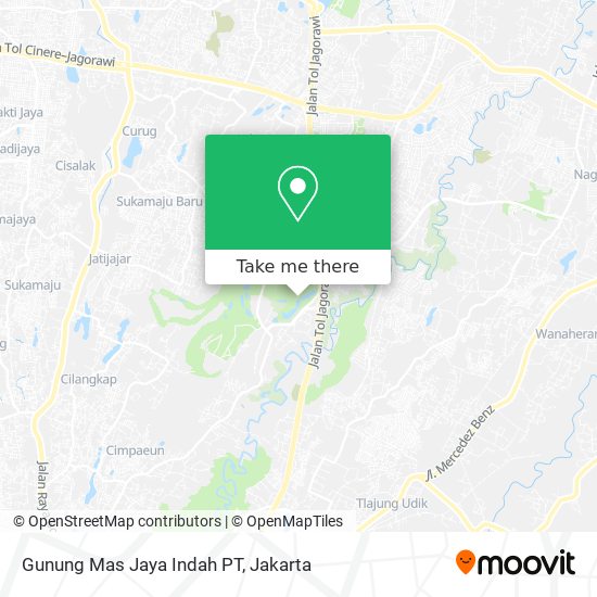Gunung Mas Jaya Indah PT map