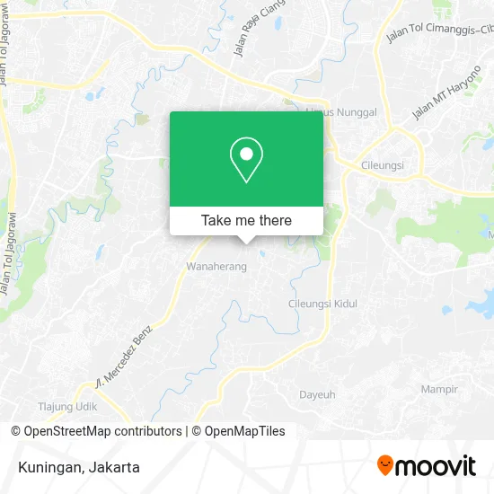 Kuningan map