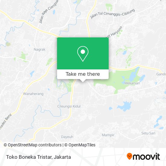 Toko Boneka Tristar map