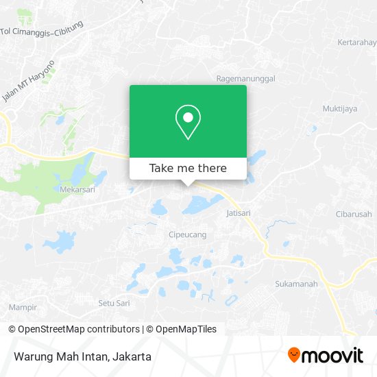 Warung Mah Intan map