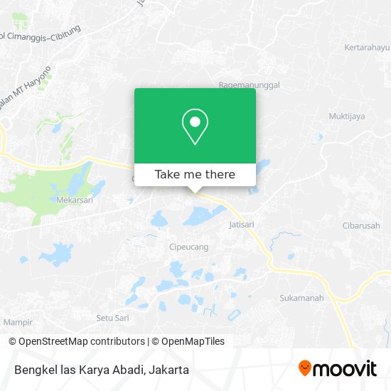 Bengkel las Karya Abadi map