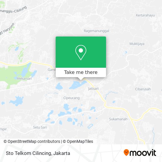 Sto Telkom Cilincing map