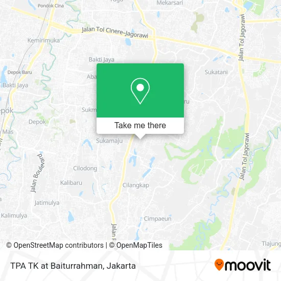 TPA TK at Baiturrahman map