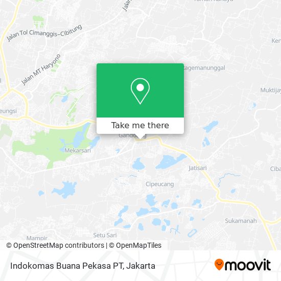 Indokomas Buana Pekasa PT map