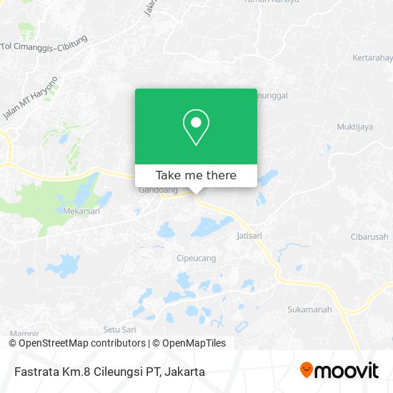 Fastrata Km.8 Cileungsi PT map