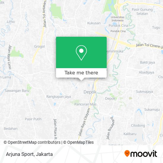 Arjuna Sport map