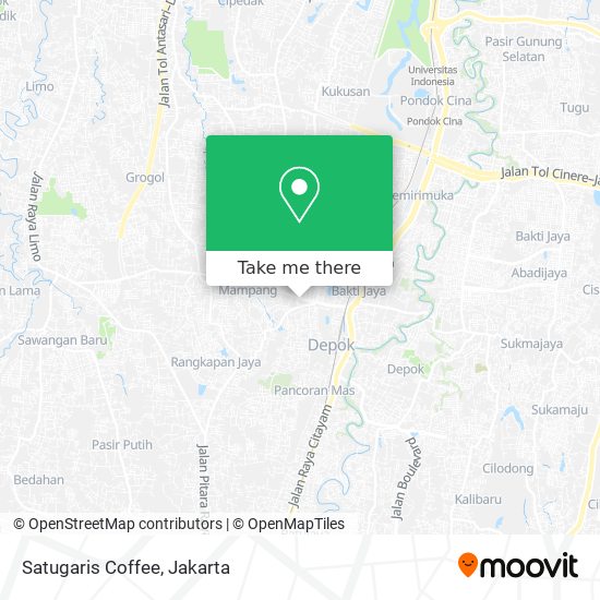 Satugaris Coffee map