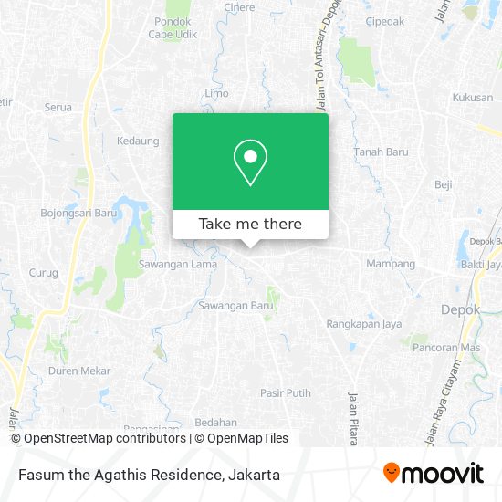 Fasum the Agathis Residence map