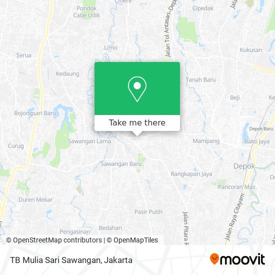 TB Mulia Sari Sawangan map