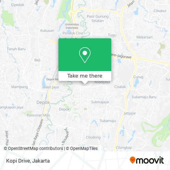 Kopi Drive map