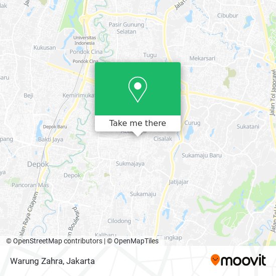 Warung Zahra map