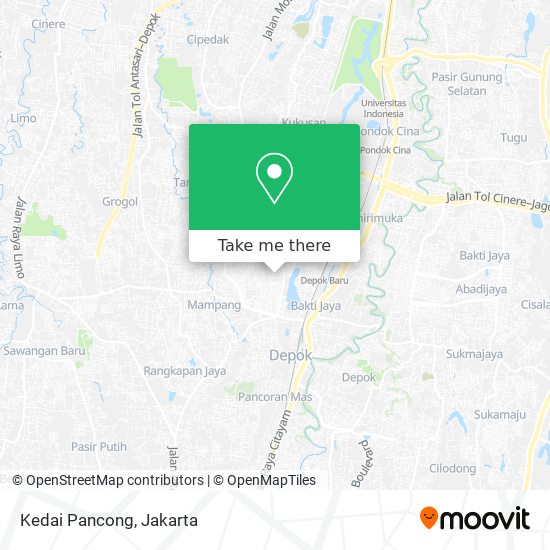 Kedai Pancong map