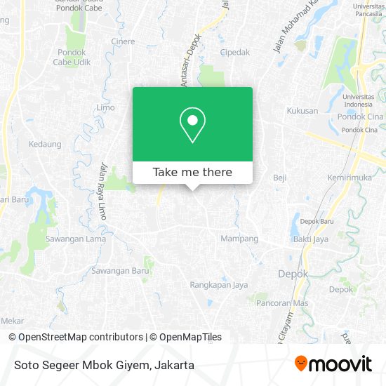 Soto Segeer Mbok Giyem map