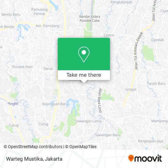 Warteg Mustika map