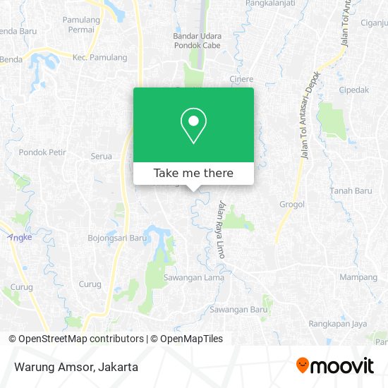 Warung Amsor map