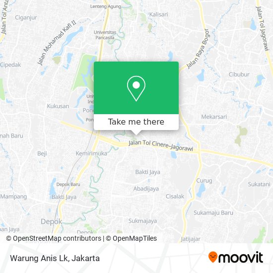Warung Anis Lk map