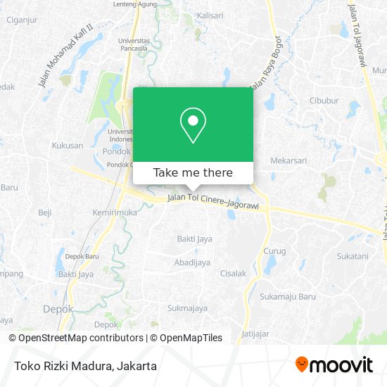 Toko Rizki Madura map