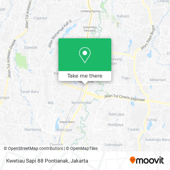 Kwetiau Sapi 88 Pontianak map