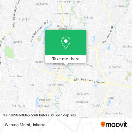 Warung Mami map