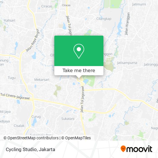 Cycling Studio map