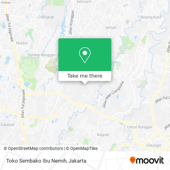 Toko Sembako Ibu Nemih map