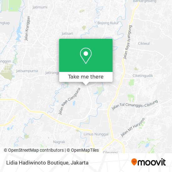 Lidia Hadiwinoto Boutique map