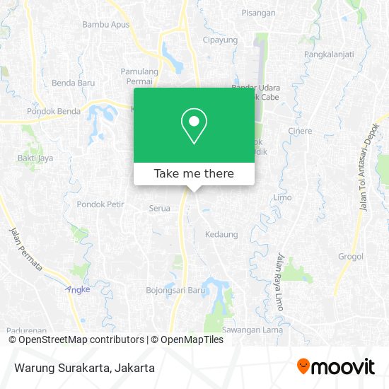 Warung Surakarta map