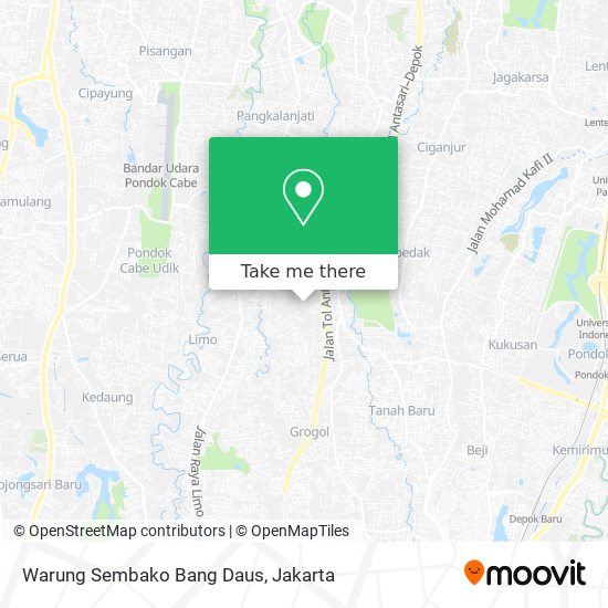 Warung Sembako Bang Daus map