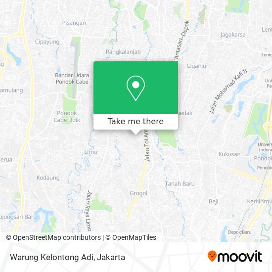 Warung Kelontong Adi map