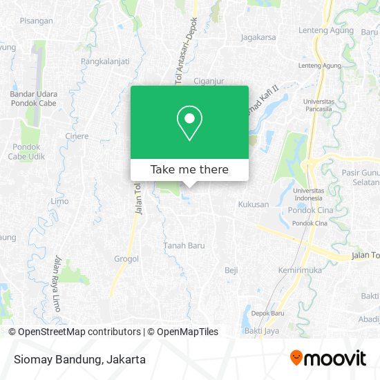 Siomay Bandung map