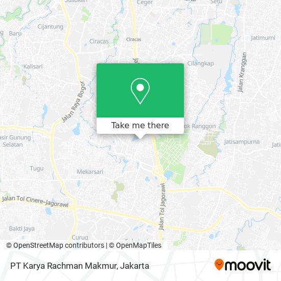 PT Karya Rachman Makmur map