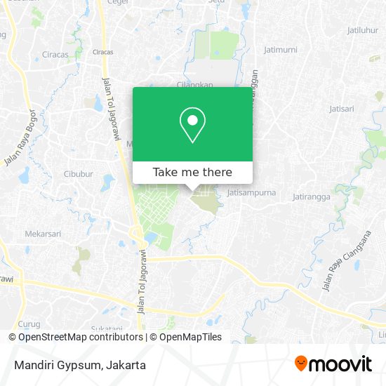 Mandiri Gypsum map