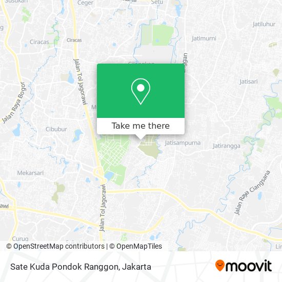 Sate Kuda Pondok Ranggon map