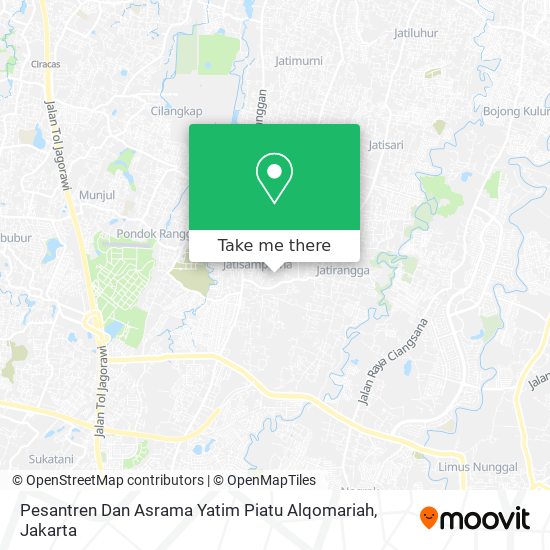 Pesantren Dan Asrama Yatim Piatu Alqomariah map
