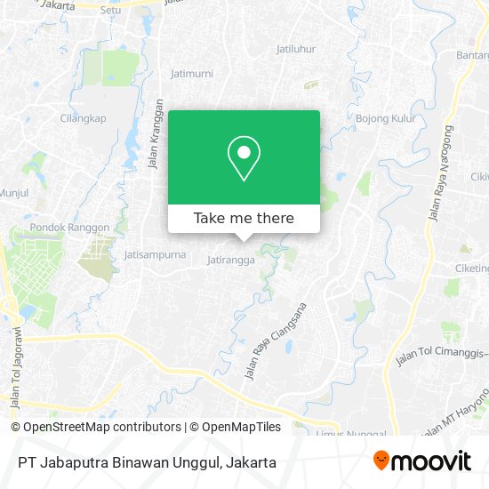 PT Jabaputra Binawan Unggul map