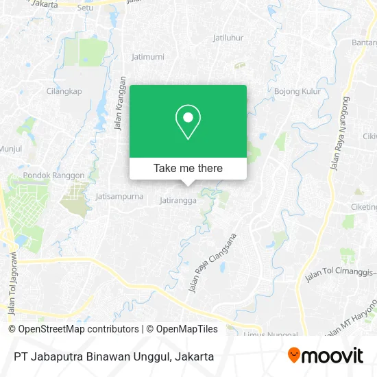 PT Jabaputra Binawan Unggul map