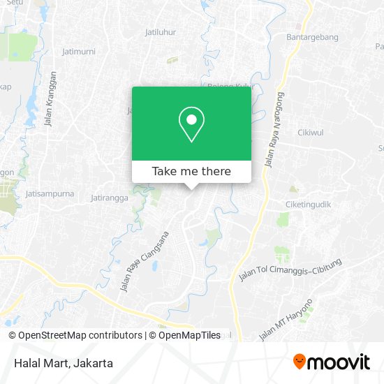 Halal Mart map