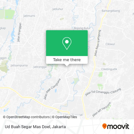Ud Buah Segar Mas Doel map