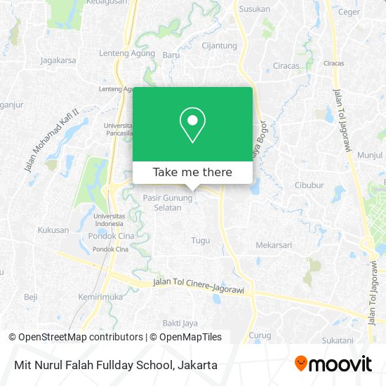 Mit Nurul Falah Fullday School map
