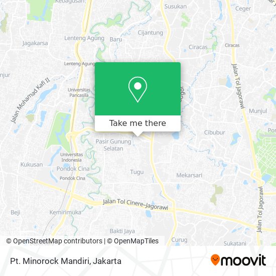 Pt. Minorock Mandiri map