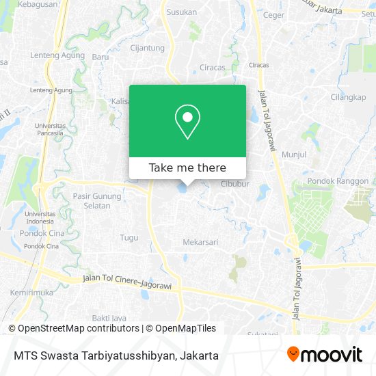 MTS Swasta Tarbiyatusshibyan map