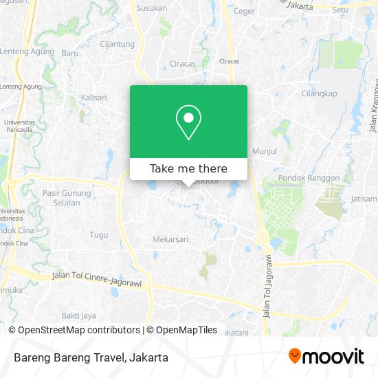 Bareng Bareng Travel map