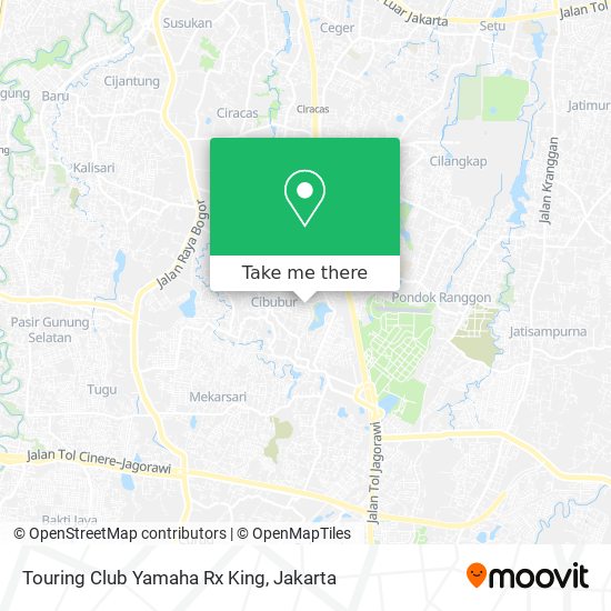 Touring Club Yamaha Rx King map