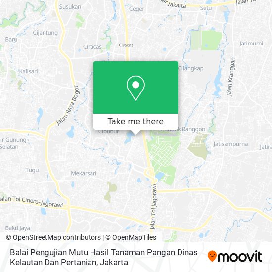 Balai Pengujian Mutu Hasil Tanaman Pangan Dinas Kelautan Dan Pertanian map