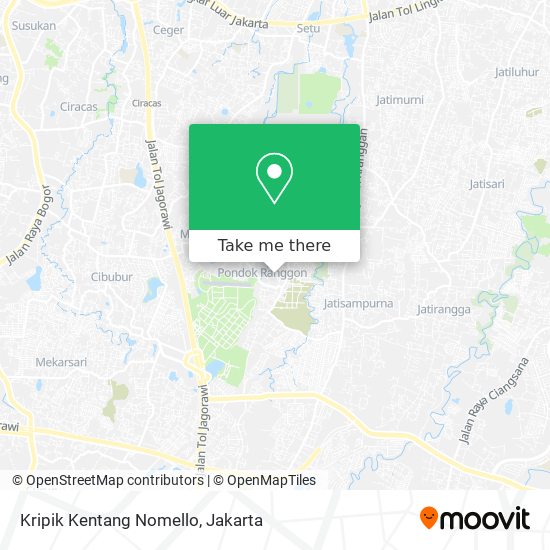 Kripik Kentang Nomello map