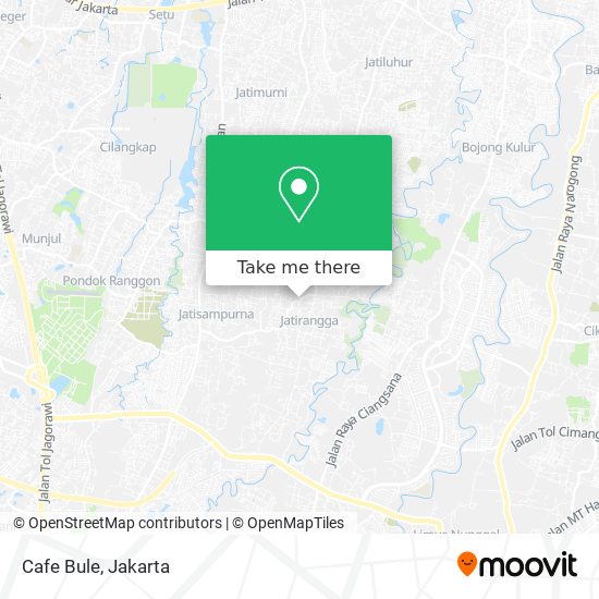 Cafe Bule map