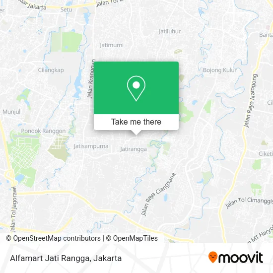 Alfamart Jati Rangga map