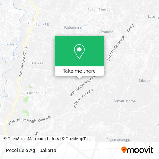 Pecel Lele Agil map